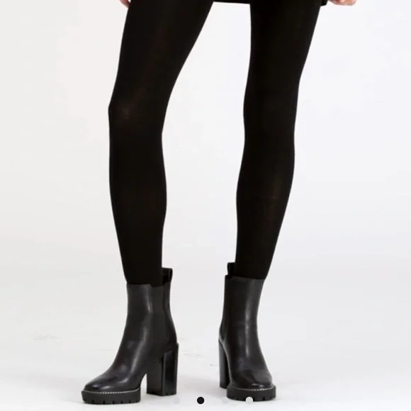 Tory Burch Carson Lug Sole Ankle Boots in Perfect Black - Picture 4 of 12